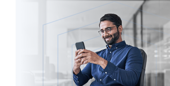 Person using phone