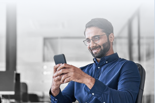 Person using phone
